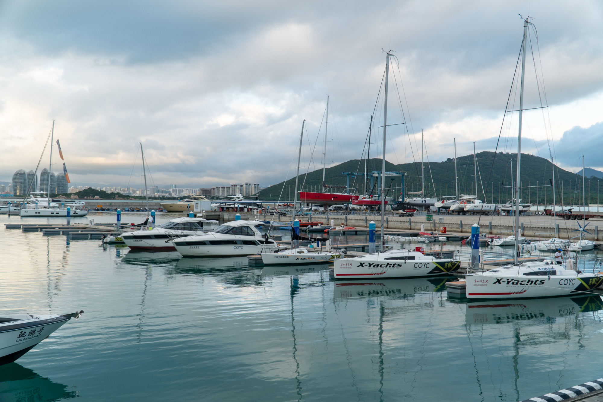 Sailingboat port