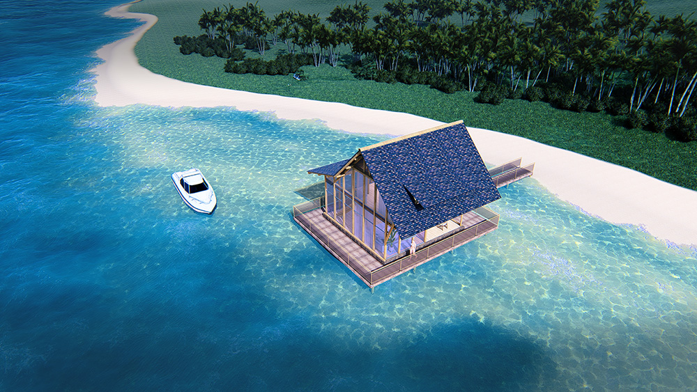 waterfront building