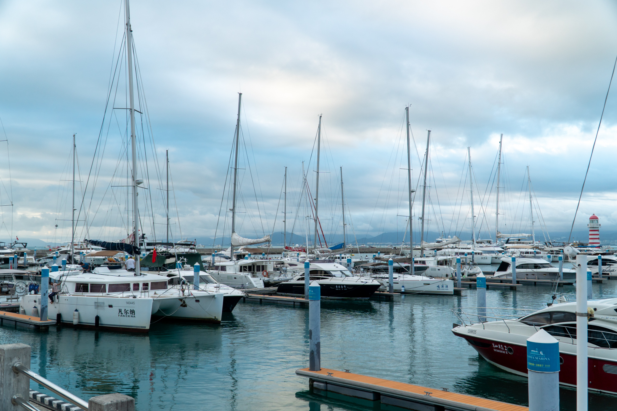 Sailingboat port
