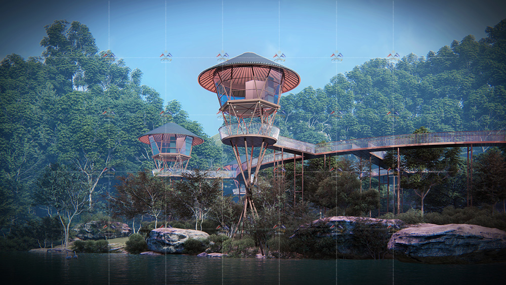 waterfront building