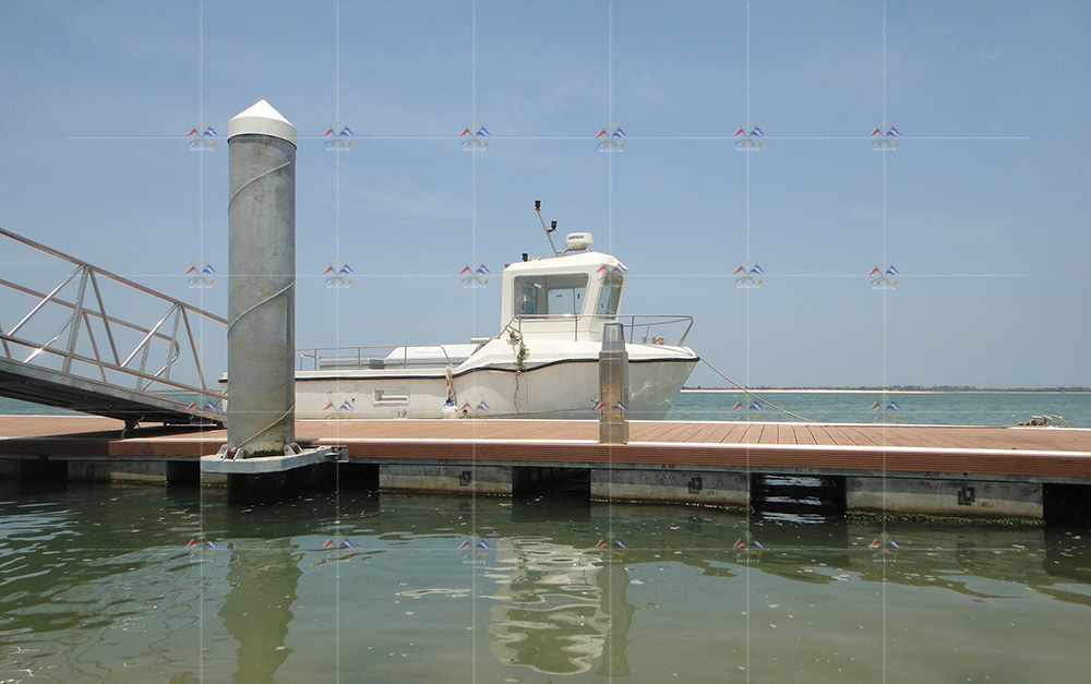 ANGOLA ALUMINUM CONCRETE FLOAT MARINA