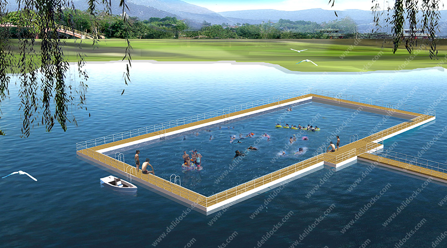 HUIZHOU FLOATING SWIMMING POOL