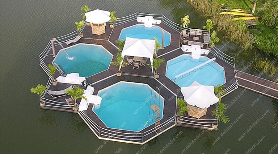 MOBILE FLOATING SWIMMING POOL