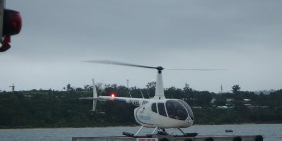 FLOATING HELIPAD IN INDONESIA