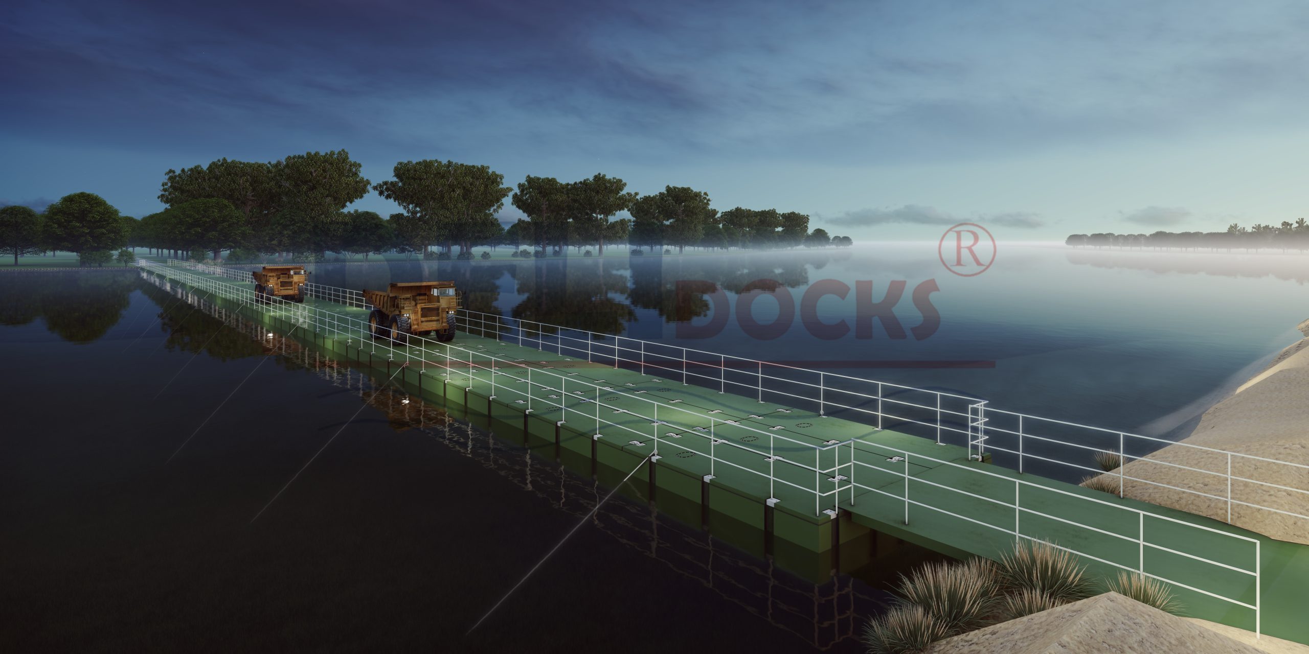 MODULAR FLOATING BRIDGE