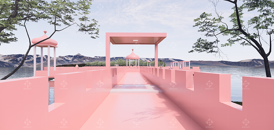 MODERN INTERNET CELEBRITY THEMED FLOATING BRIDGE