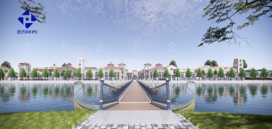 VENICE SWAN BOAT FLOATING BRIDGE