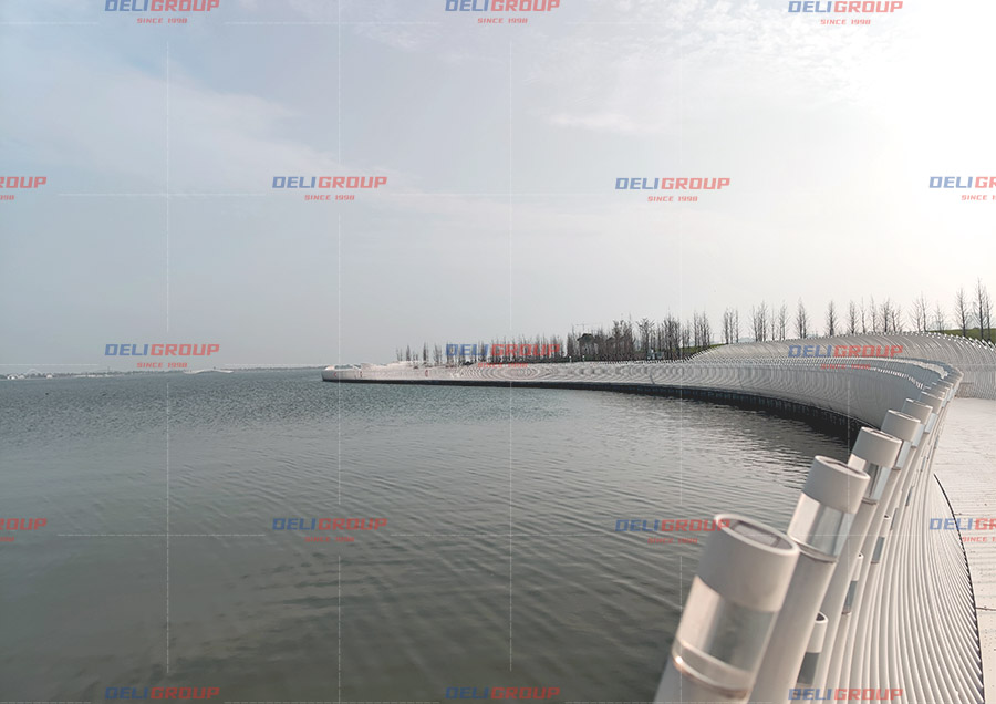 FLOATING BRIDGE IN PUDONG NEW AREA, SHANGHAI
